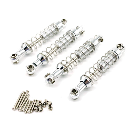 4 Pcs RC Car Shock Absorber With Accessories For WPL C14 C24 C34 MN D90 D91 D96