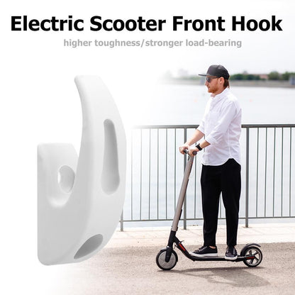 Portable Nylon Electric Scooter Front Hook Hanger Helmet Storage Bags Grip Red