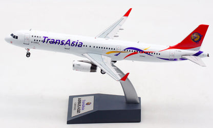 1:200 ALB TransAsia AIRBUS A321 Passenger Airplane Diecast Aircraft Plane Model