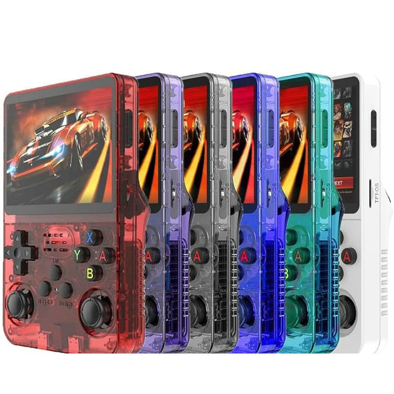 R36S 3.5'' IPS Screen Open Source Linux System Retro Handheld Video Game Console