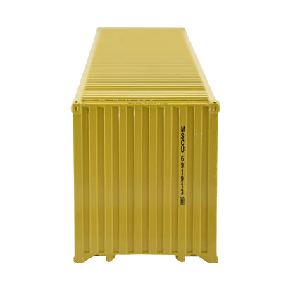1:50 MSC 40GP Metal Shipping Container Model Toy Home Office Decoration Gift