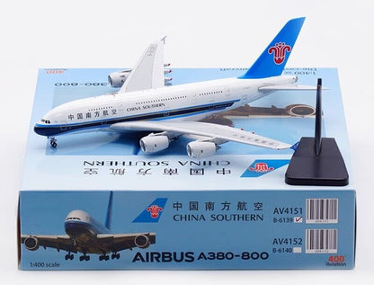 1:400 Aviation CHINA SOUTHERN AIRBUS A380-800 Passenger Airplane Diecast Model