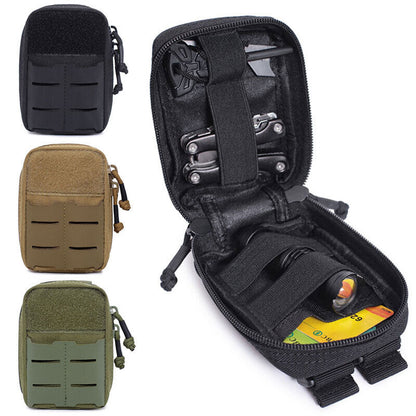 Portable Waist Bag Outdoor Hunting Survival First Aid Bag Medical Kit EDC Tool