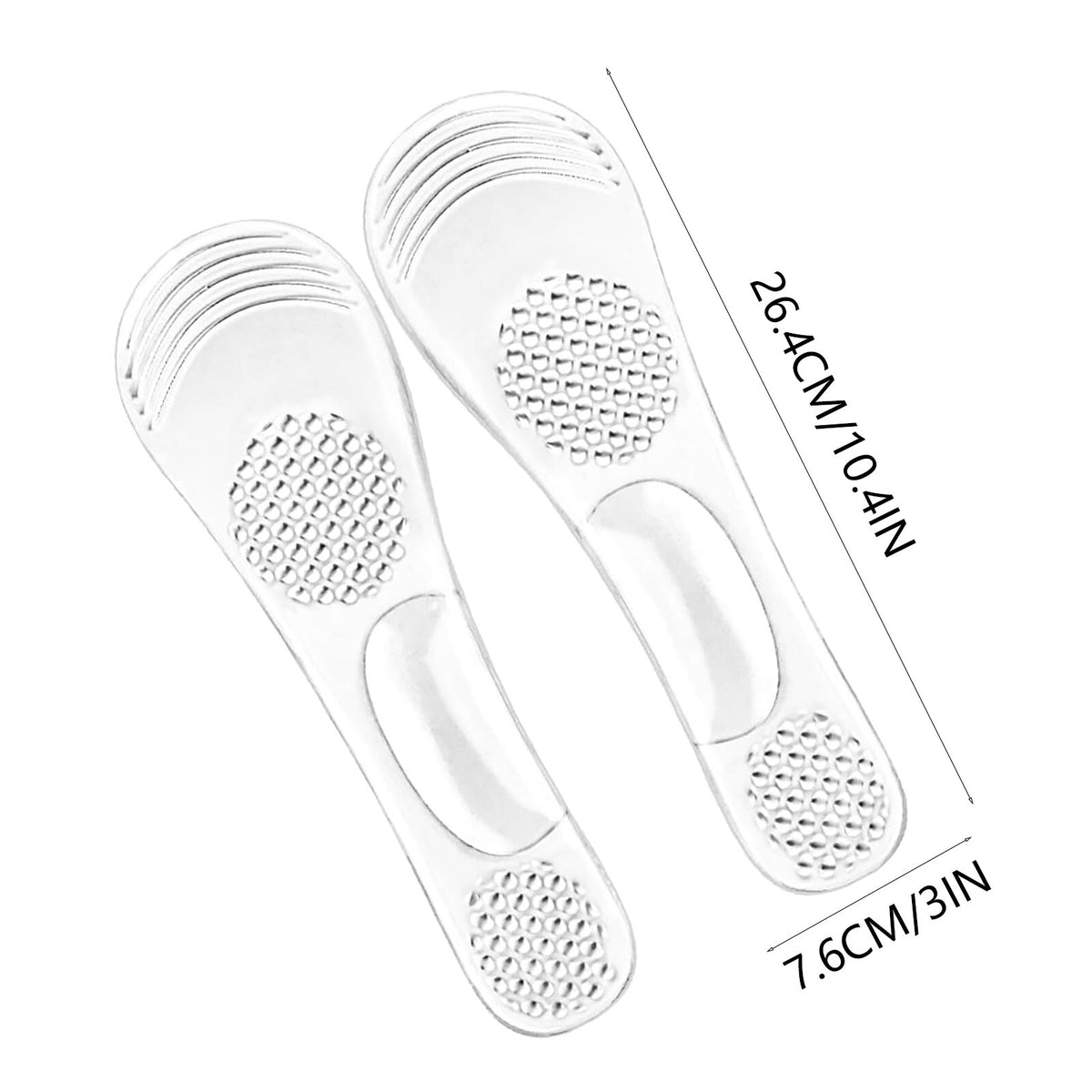 Ladies High Heels Insoles Cuttable High Heels Silicone Insoles Men And Women