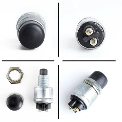 6PCS 12 Volt DC Heavy-Duty Start Momentary Push-Button Starter Switch (50 Amps)