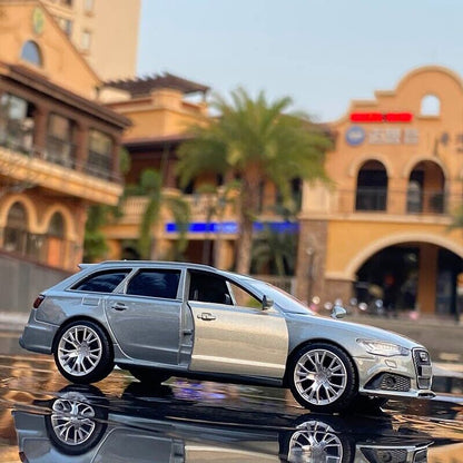 1:36 Audi RS6 Station Wagon Alloy Car Model Diecasts Toy Vehicle Gift Pull Back
