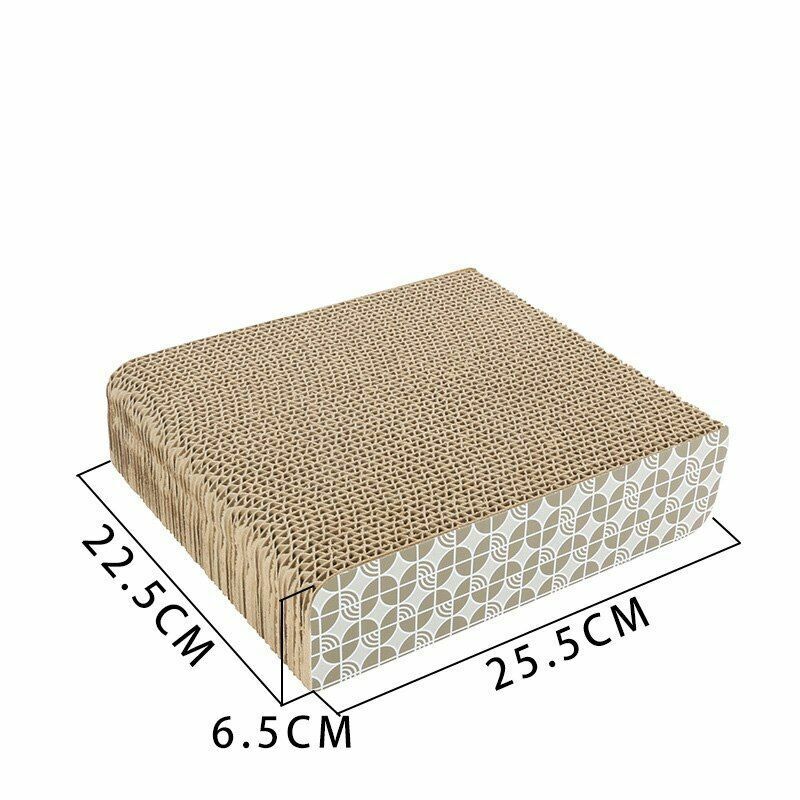 Corrugated Cat Scratch Toy Board Pad Grinding Nail Interactive Protect Furniture