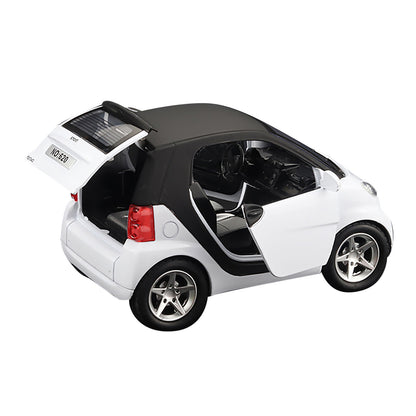 White 1:32 Pull-Back Model Car Metal Diecast Toy Vehicle Sound Light Kids Gift G
