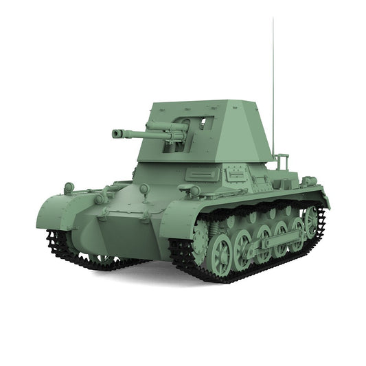 SSMODEL SS87708 1/87 HO Scale Railway German Panzerjäger I 47mm Tank Destroyer