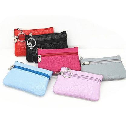 Synthetic Leather Wallet Clutch Bag Wrist Strap Handbag Cash Holder 19*11*1.5 Cm