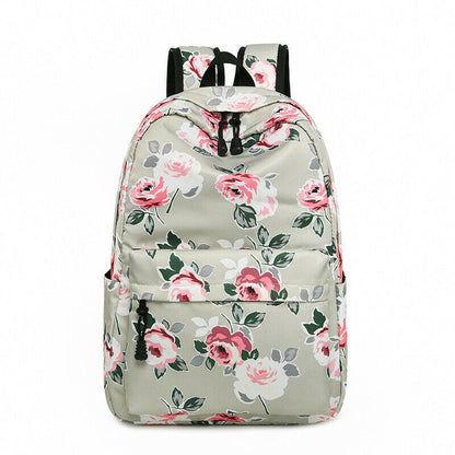 Shoulder Bag Campus Girls's Nylon Backpack Rucksack Women School Bag Knapsack