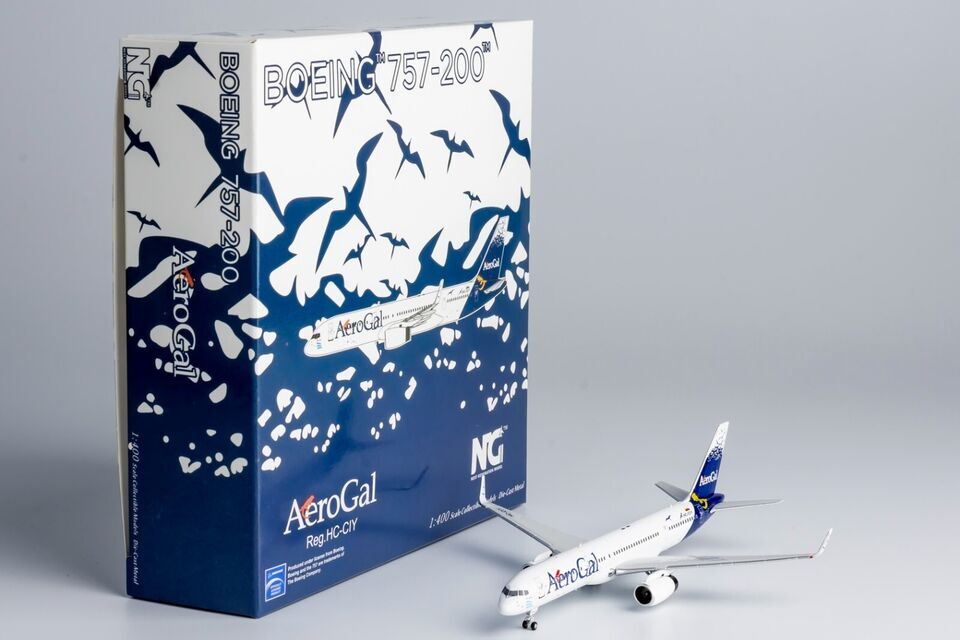 1:400 NG Model AeroGal BOEING 757-200 Passenger Aircraft Diecast Airplane Model