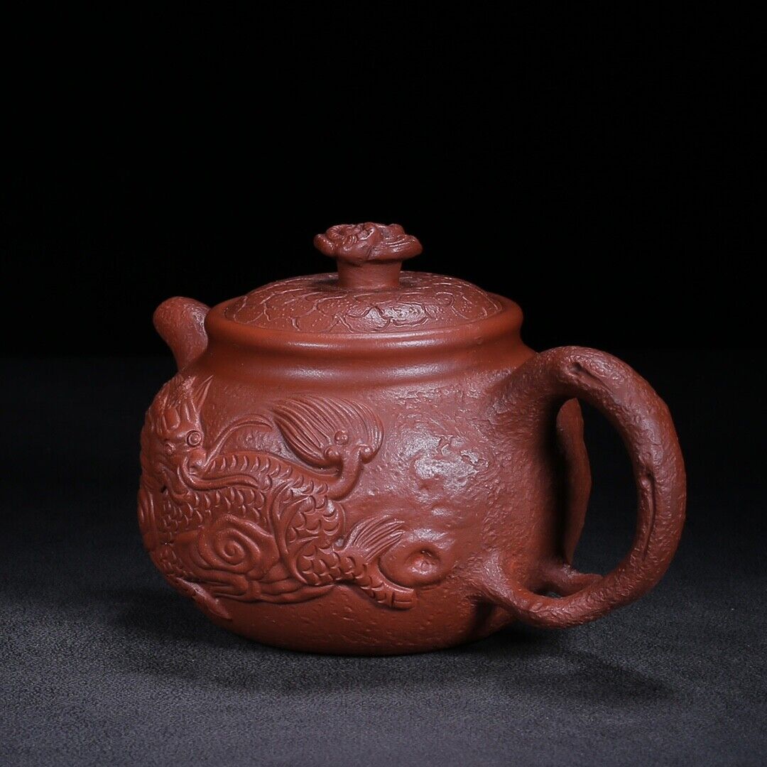 Chinese Yixing Zisha Clay Handmade Exquisite Teapot（供春 底款：陈国良）