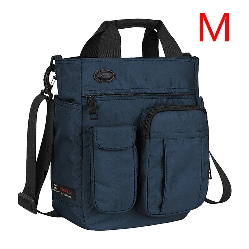 Men Bag Hole Shoulder Crossbody Bag Oxford Travel Handbag Storage Bags
