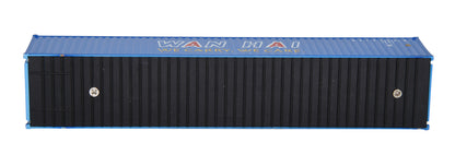 1:87 WANHAI 40GP Metal Shipping Container Model Toy Home Office Decor Gift