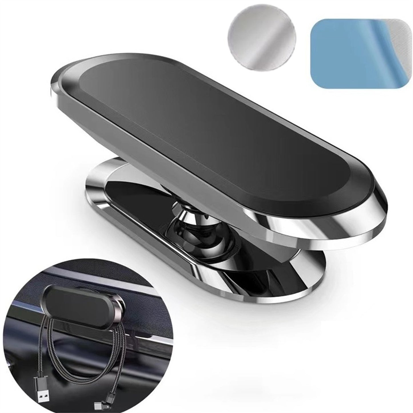360° Rotating Universal Magnetic Car Mount Holder Stand Dashboard For Cell Phone