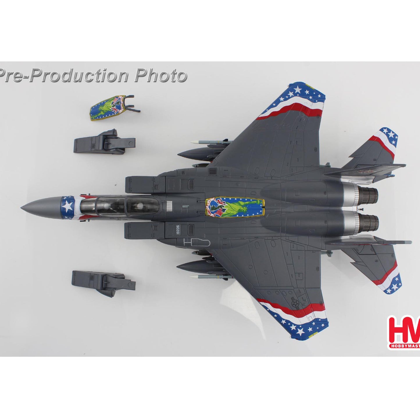 1:72 HM F-15E Strike Eagle "Liberator" 48th FW, USAF, 2022 Fighter Diecast Model