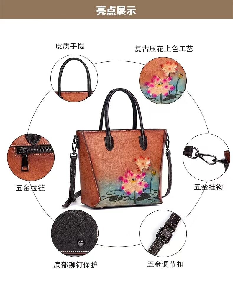 Brighton Fashionista Diva Glam Girls Slim Expandable Leather Shoulder Tote Bag