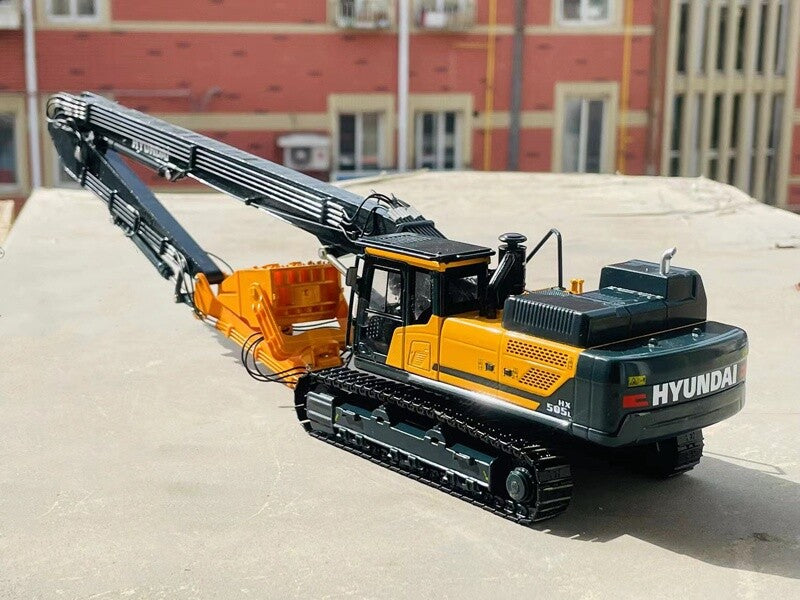 1:43 HX505L Piling Machine Contruction Equipment Machine Diecast Model