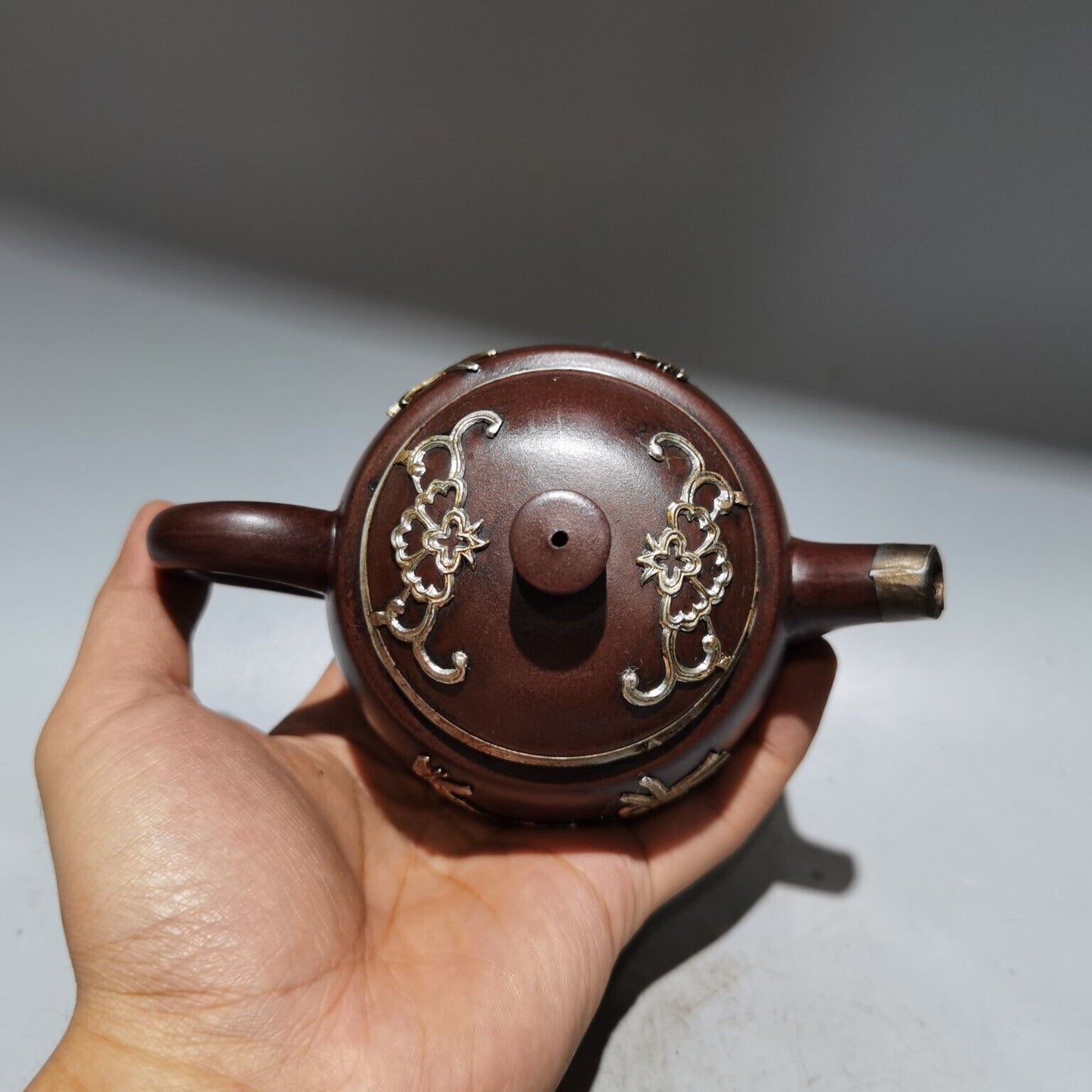vintage chinese yixing purple clay teapot zisha ceremony teaware collection rare