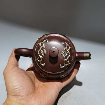 vintage chinese yixing purple clay teapot zisha ceremony teaware collection rare