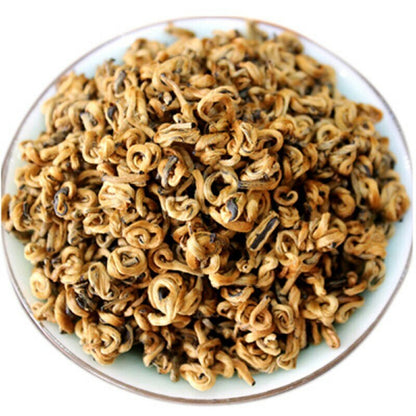 Nonpareil JingLuoYa Golden Bud Snail Dian Hong Dianhong Yunnan Black Tea