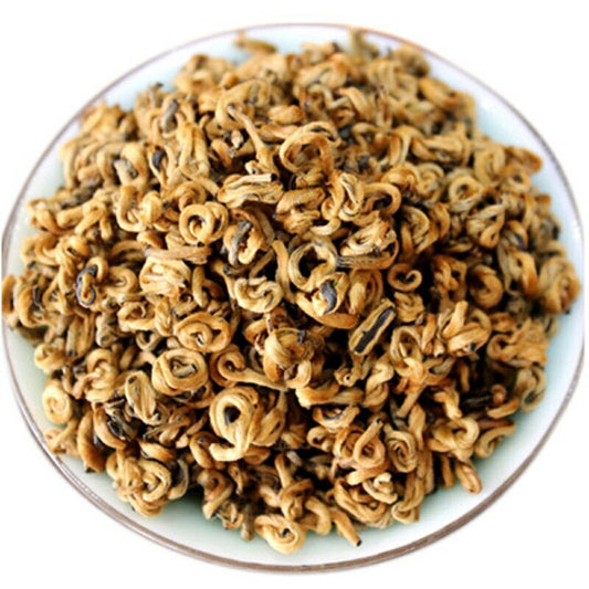 Nonpareil JingLuoYa Golden Bud Snail Dian Hong Dianhong Yunnan Black Tea