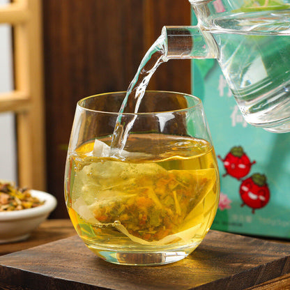 150g Lemon Hawthorn Lotus Leaf Tea Rose Winter Melon Herbal Tea