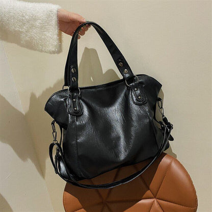 Shopper Tote Bag Women Pu Leather Female Shoulder Crossbody Bags Women's Handbag