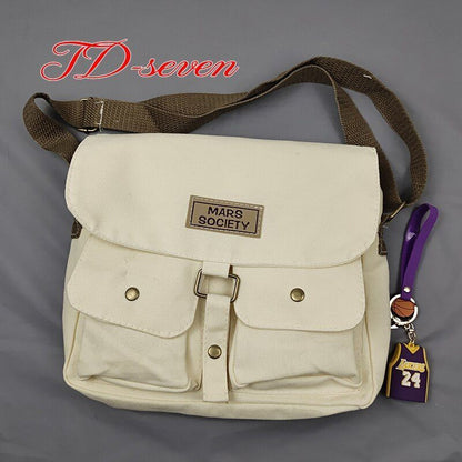 Women's Canvas Bag Department Messenger Bag Female Students Shoulder Bags 1 PC