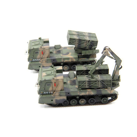 UNISTAR 1/72 Chinese Type 11 Rocket Launcher+Supply Vehicle Model Armored Window