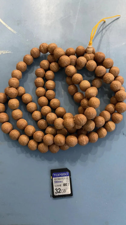 Nepal Natural 108 Bodhi Mala Necklace Tibet Buddhism Prayer Beads Lucky Bracelet