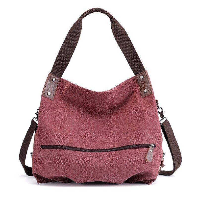 Canvas Bag Fashion Spring Summer Canvas Women's Bag Shoulder Messenger Purse 1PC