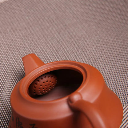 Yixing Teapot Tea Pot Filter Xishi Pot Beauties Handmade Purple Clay Teaware
