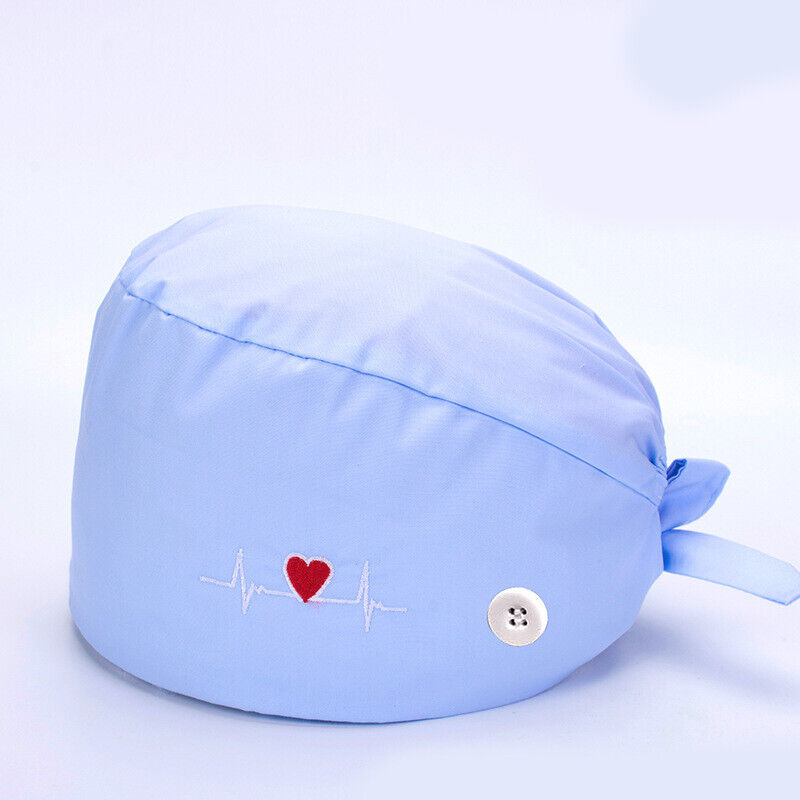 Surgical Cap Baotou Cap Doctor Hat Electrocardiogram Nurse Pure Cotton Buckle