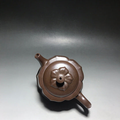 Chinese Yixing Zisha Clay Handmade Exquisite Teapot（凌花 底款：顾景舟）