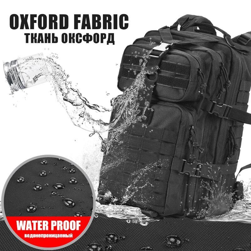 Tactical Backpack Travel Hiking Camping Hunting Bug 3D Rucksack Men Army Bags