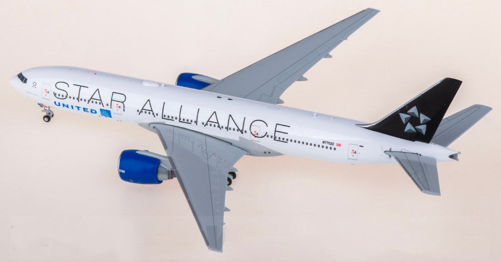 1:400 Geminijets United Airlines B777-200ER Passenger Airplane Diecast Model