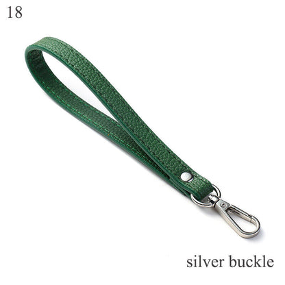 PU Leather Wallet Strap Replaceable Handbag Metal Bag Wrist Strap Key Belt