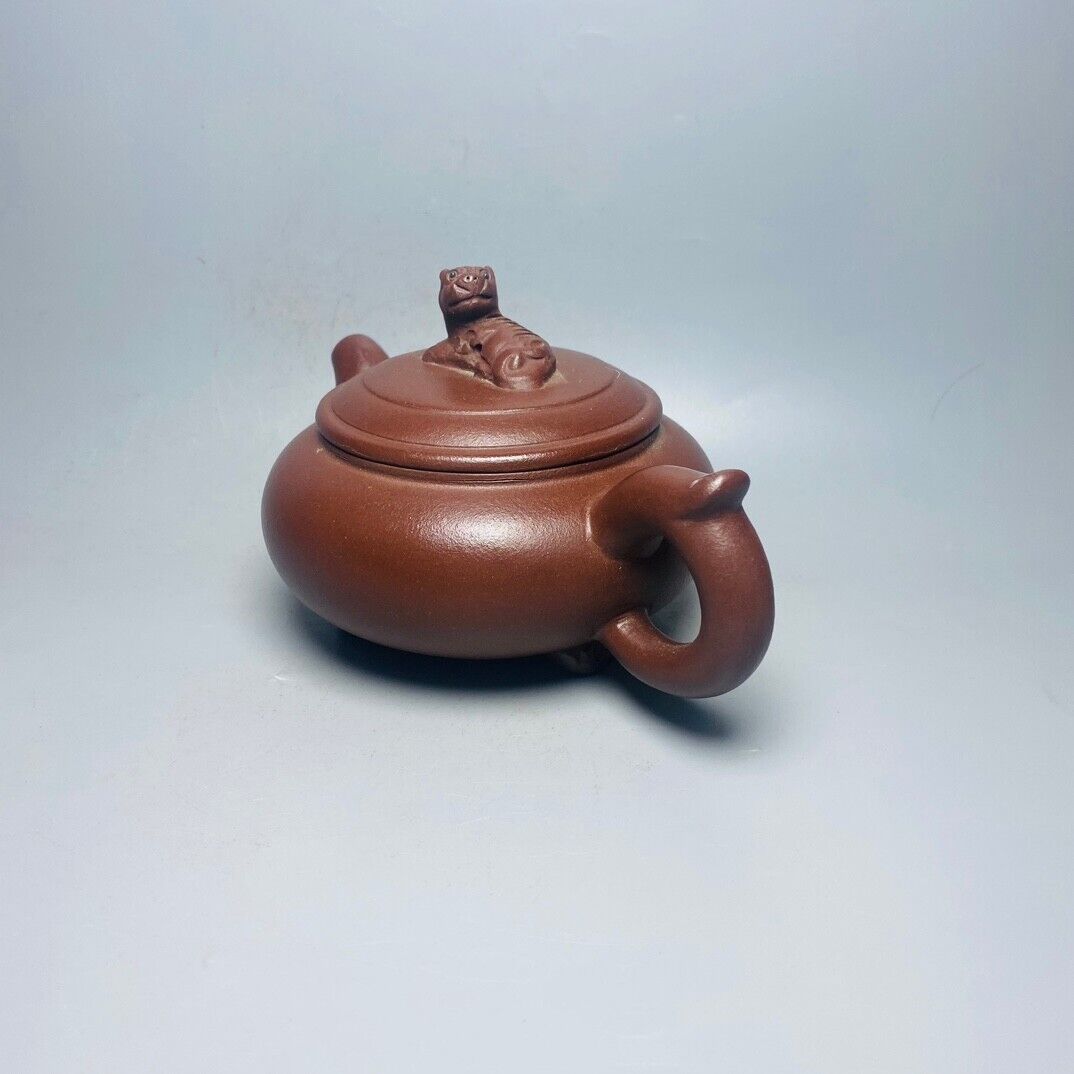 Chinese Yixing Zisha Clay Handmade Exquisite Teapot （藏龙卧虎 底款：尹益中）