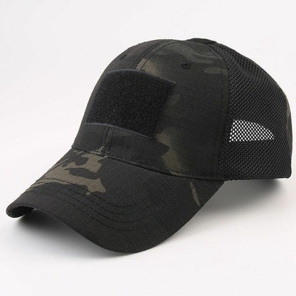 Tactical Hat Camouflage Sunscreen Outdoor Sport Hunting Camping Hiking Cap Brown