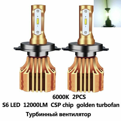 Car Headlight H4 LED Lamp H7 H11 H8 9006 9005 HB4 H1 H3 HB3 CSP 4500K 50W 6000LM