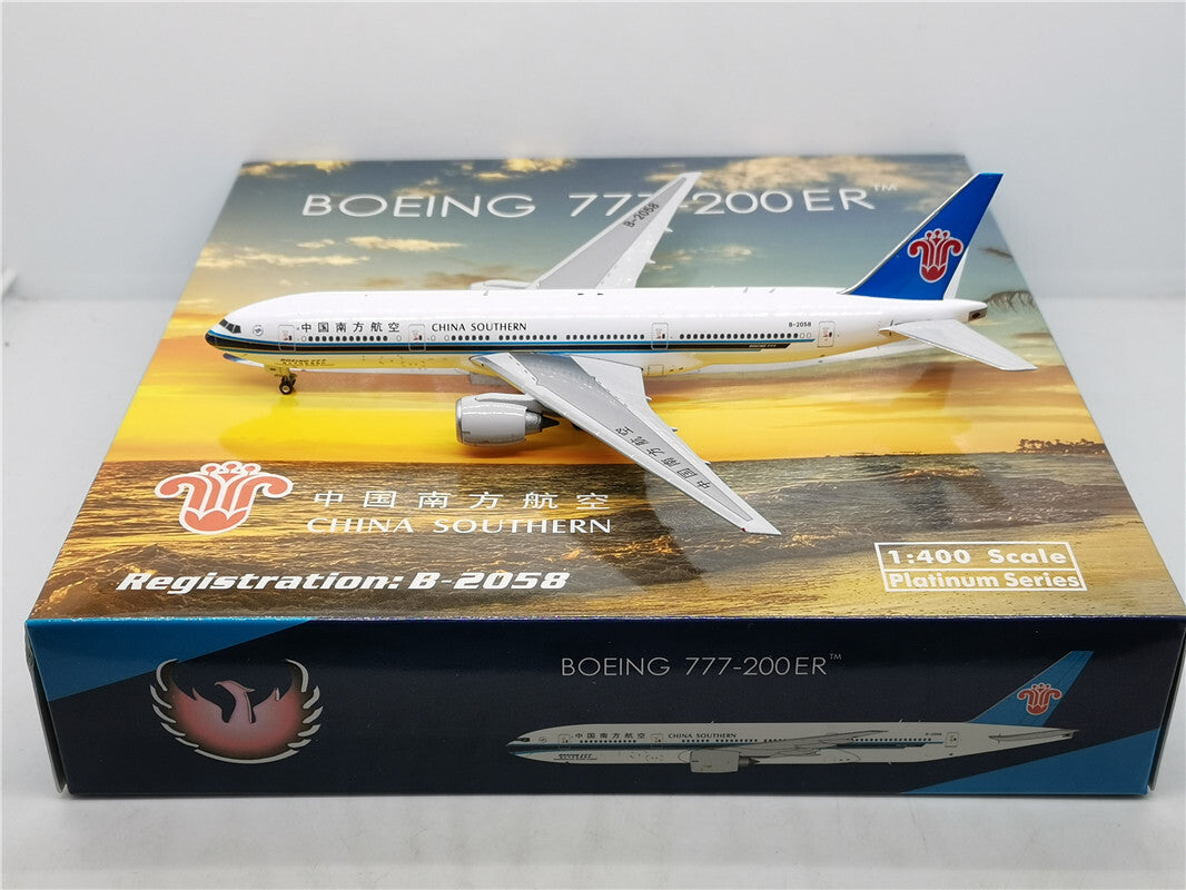 1:400 Phoenix CHINA SOUTHERN BOEING B777-200ER Airplane Diecast Aircraft Model