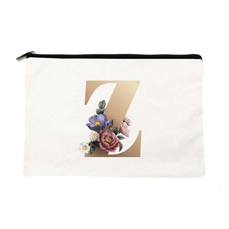 Makeup Bag Print Cosmetic Bags Bridal Party Bags Organizer Pouch Clutch Gift 1PC