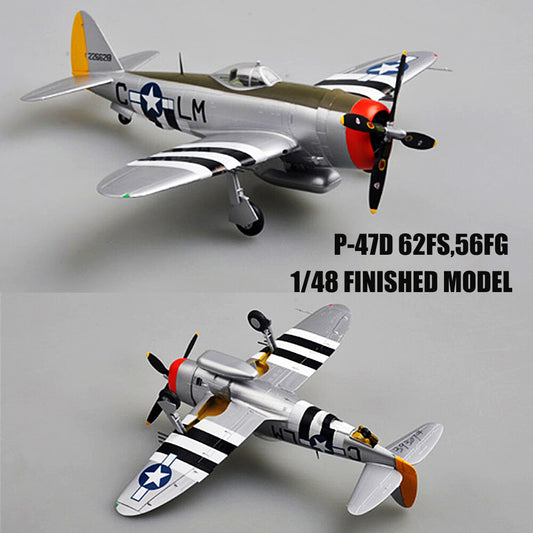 P-47D 62FS,56FG 1/48 aircraft finished plane Easy model non diecast