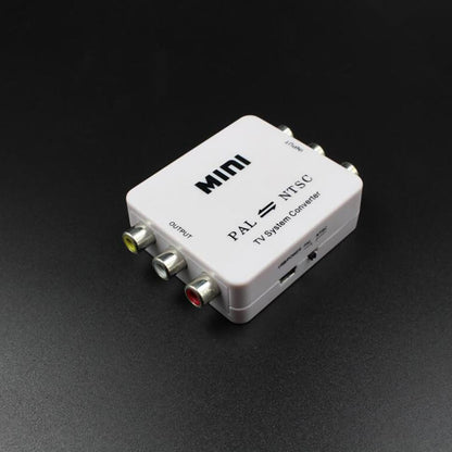 Bi-Directional Dual-Way NTSC To PAL + PAL To NTSC Video System Converter Adapter