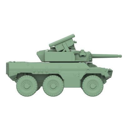 SSMODEL SS700967 1/700 Military Model Kit France EBRC Jaguar Armoured Vehicle