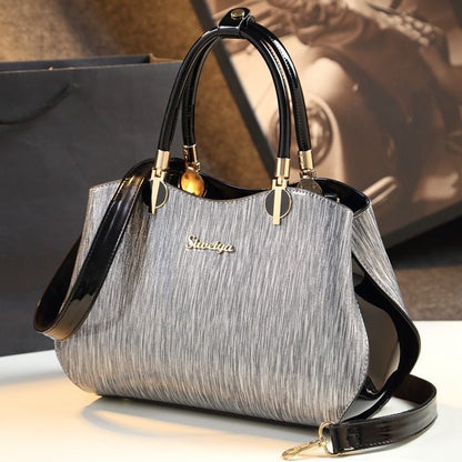 Pillow Shoulder Bag Patent Leather Handbags Messenger Clutch 33*13*22/29*12*20CM
