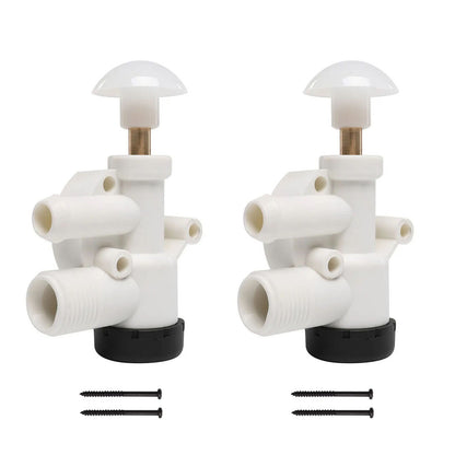 2* Plastic RV Toilet Water Valve Kit Replace For Dometic/Sealand 385314349