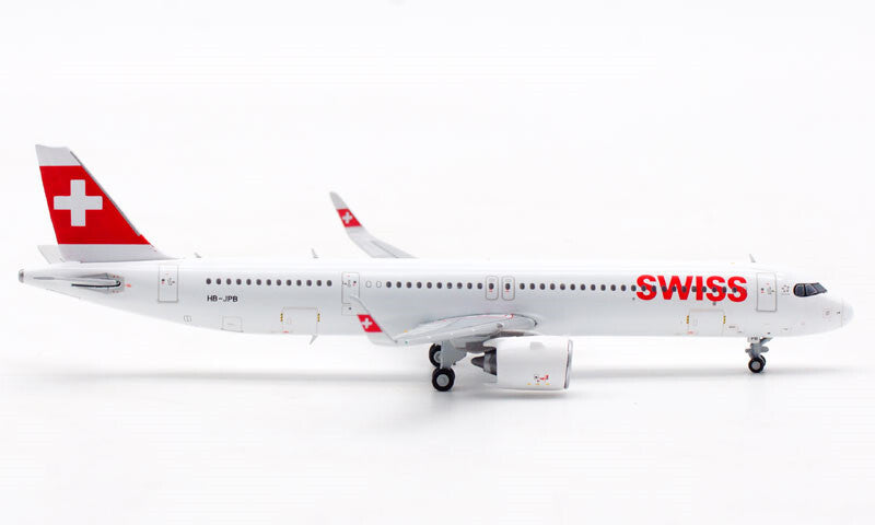 JC Wings SWISS FOR AIRBUS A321neo HB-JPB 1/400 DIECAST Aircraft Pre-built Model